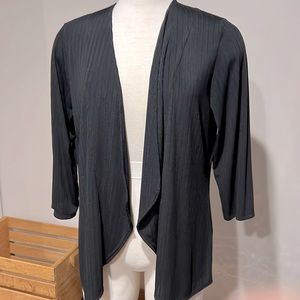 Black sweater cardigan
